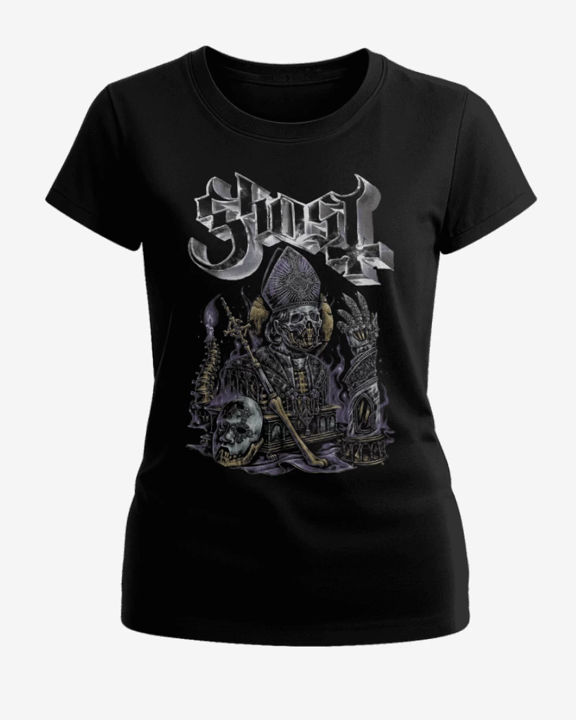 Polera de Mujer Negro de Papa V Perpetua