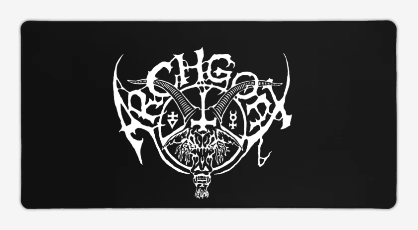 Mouse pad Gamer Negro de Archgoat Logo B