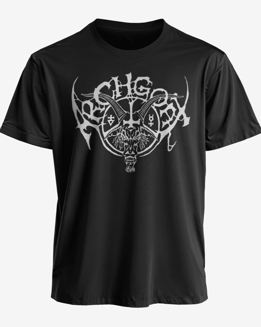 Polera premium Negro de Archgoat Logo B