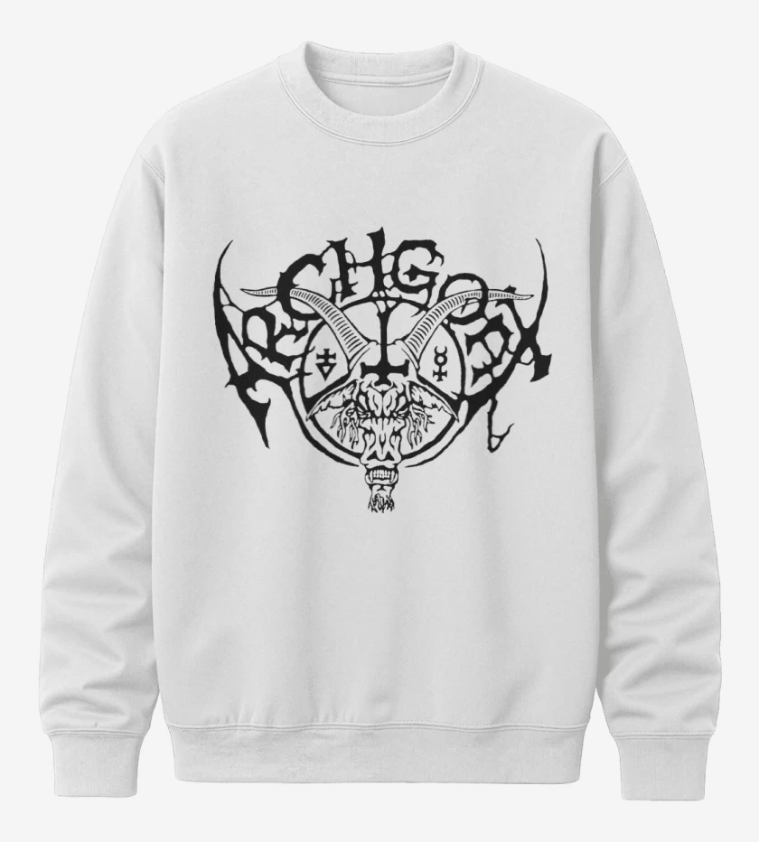Poleron polo Blanco de Archgoat Logo N
