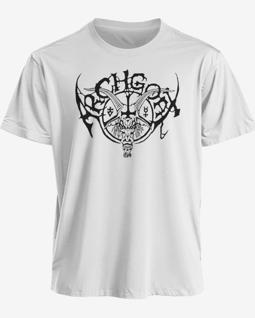 Polera premium Blanco de Archgoat Logo N