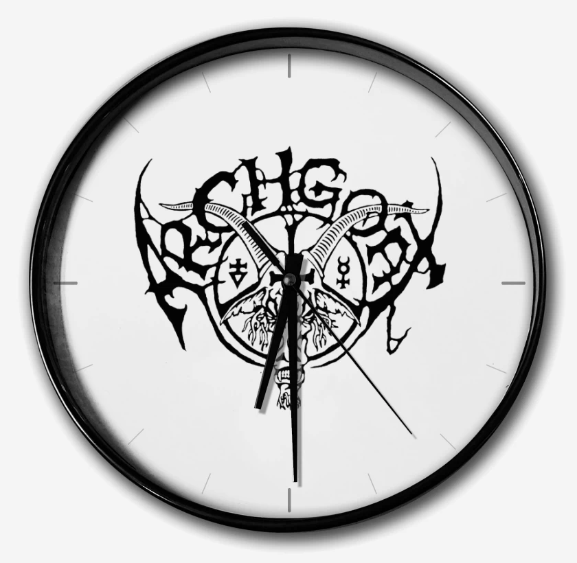Reloj Blanco de Archgoat Logo N