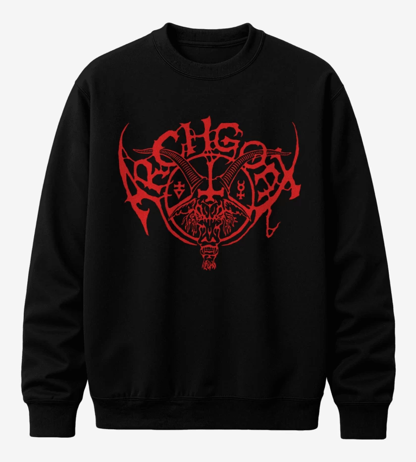 Poleron polo Negro de Archgoat Logo