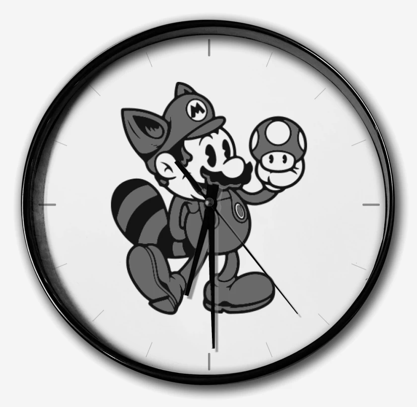 Reloj Super bigote bross black and white