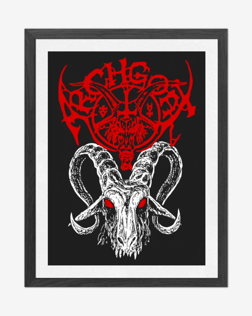 Cuadro decorativo Negro de Archgoat Goat