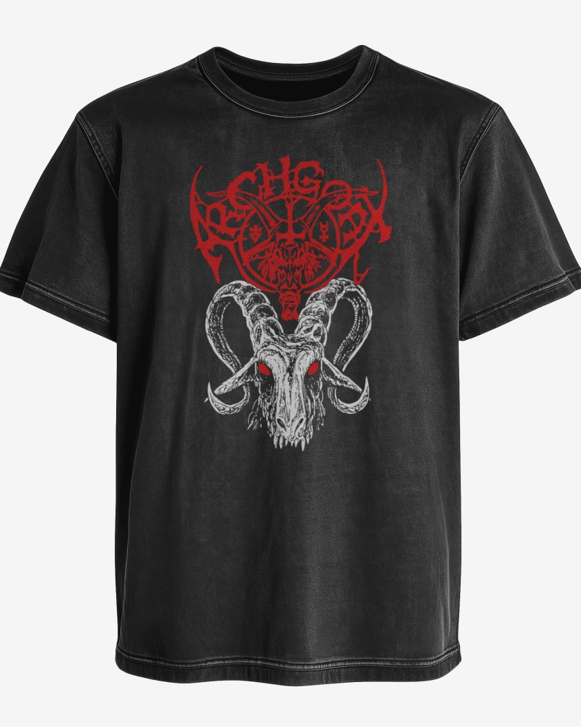 Polera desgastada Archgoat Goat