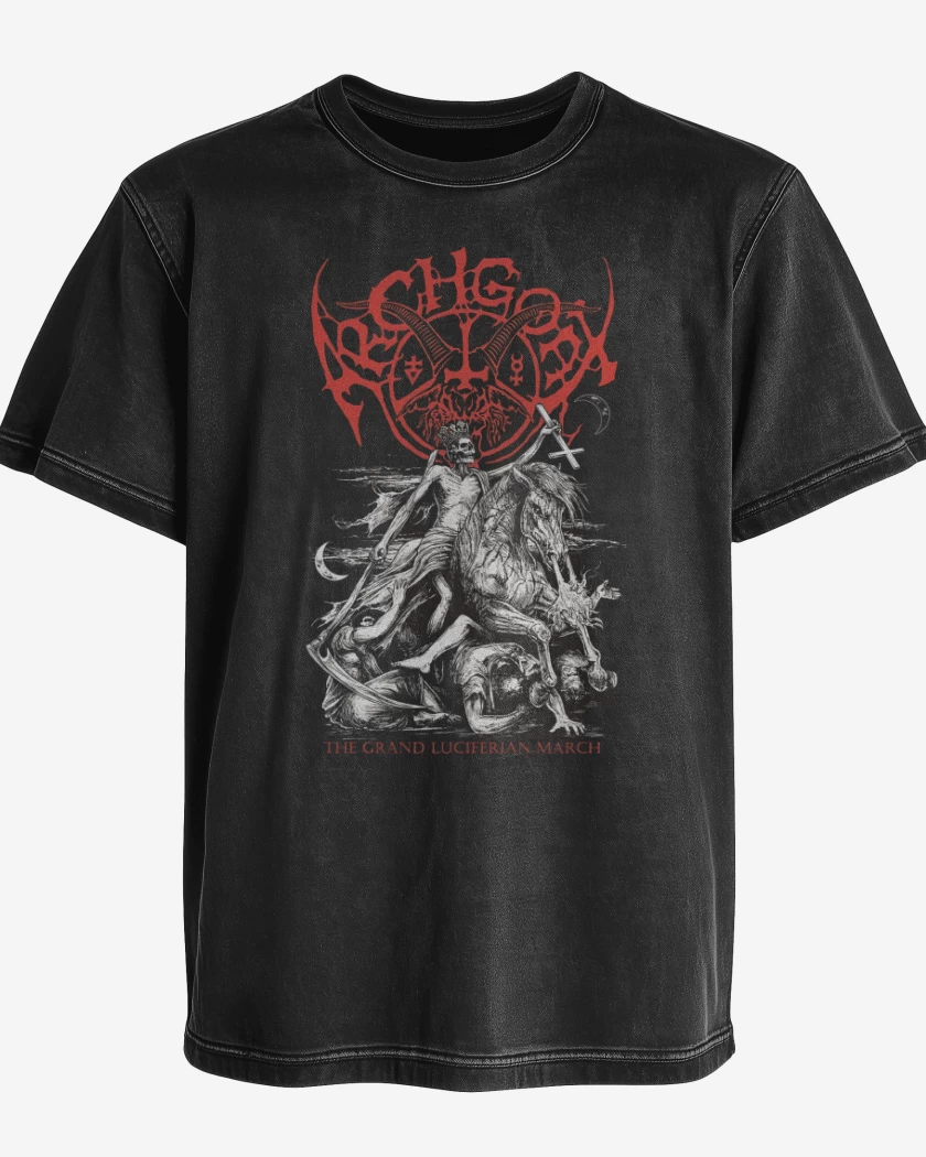 Polera desgastada Archgoat The Grand Luciferian