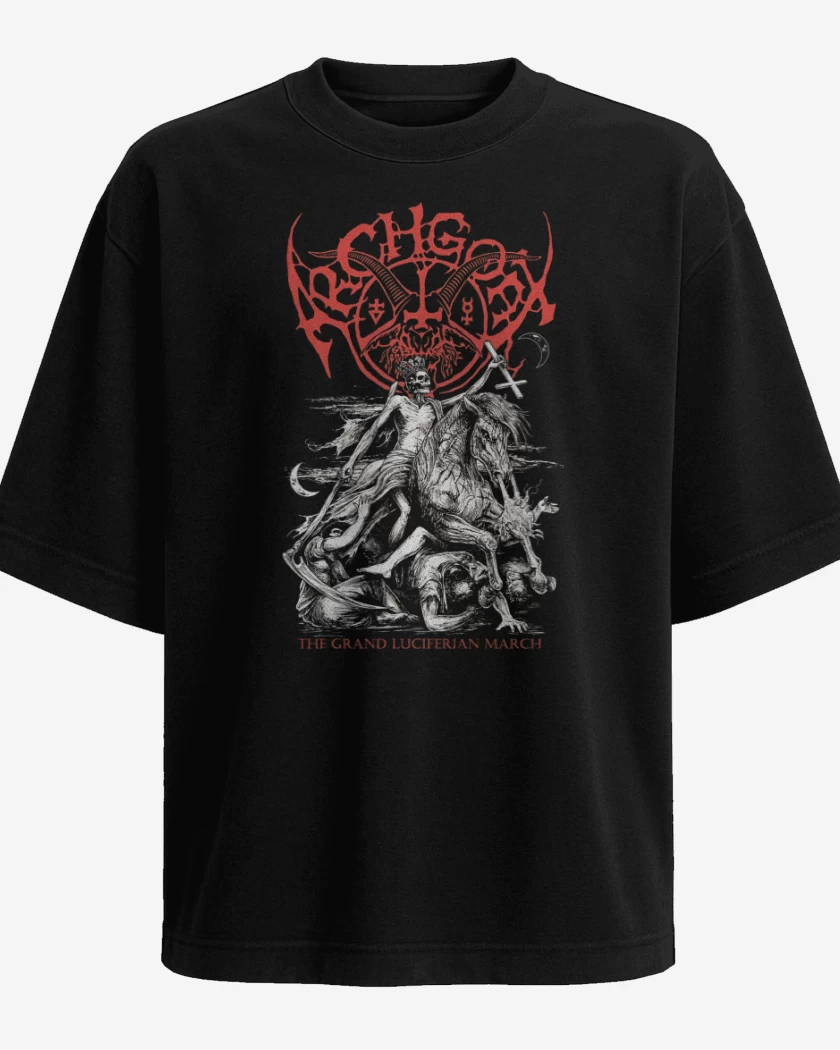 Polera Oversize Archgoat The Grand Luciferian