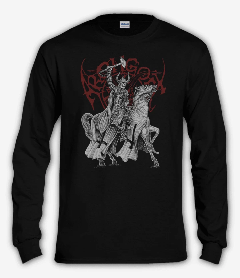 Polera manga larga Negro de Archgoat Satanic Crusader
