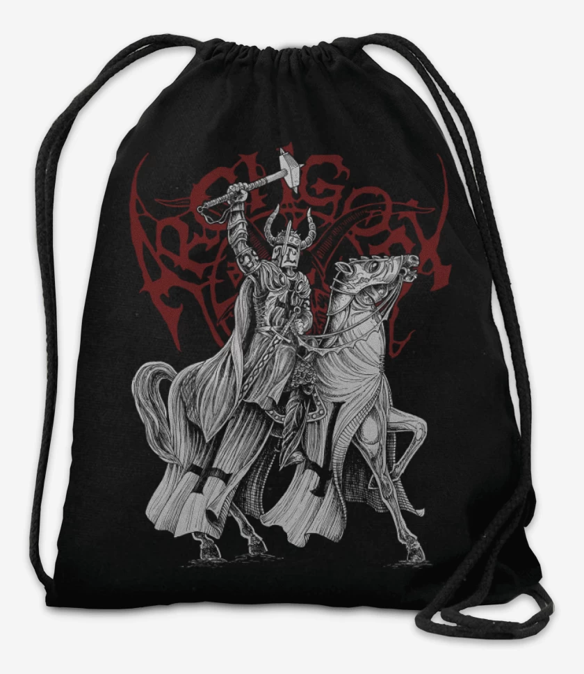 Mochila Negro de Archgoat Satanic Crusader