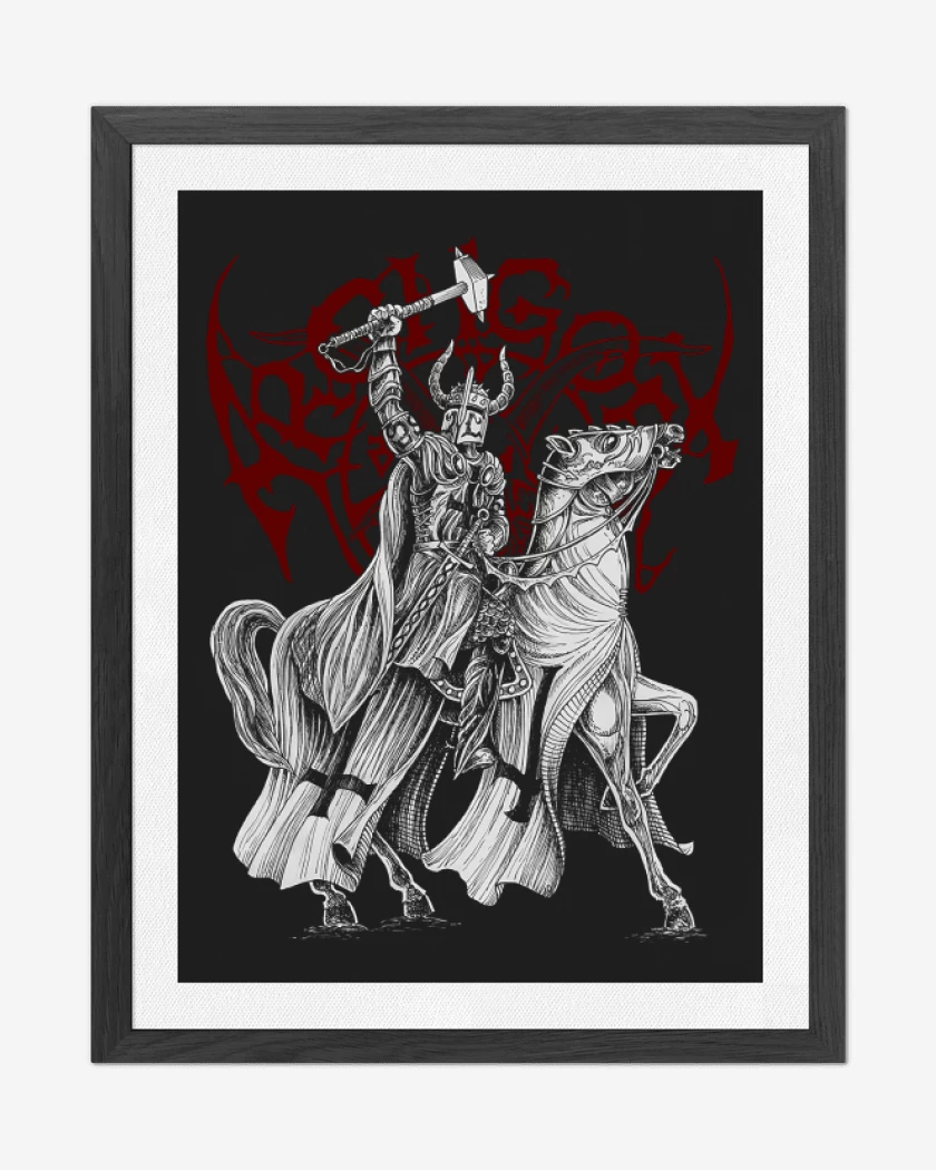 Cuadro decorativo Archgoat Satanic Crusader