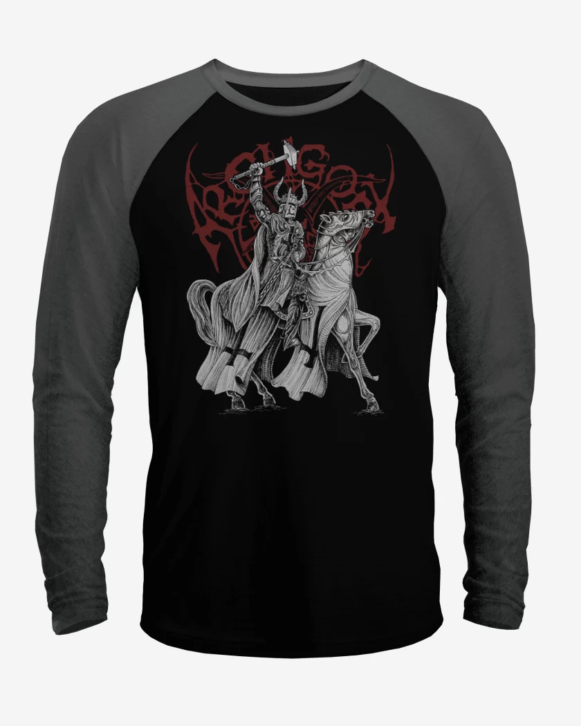 Polera Raglan Archgoat Satanic Crusader