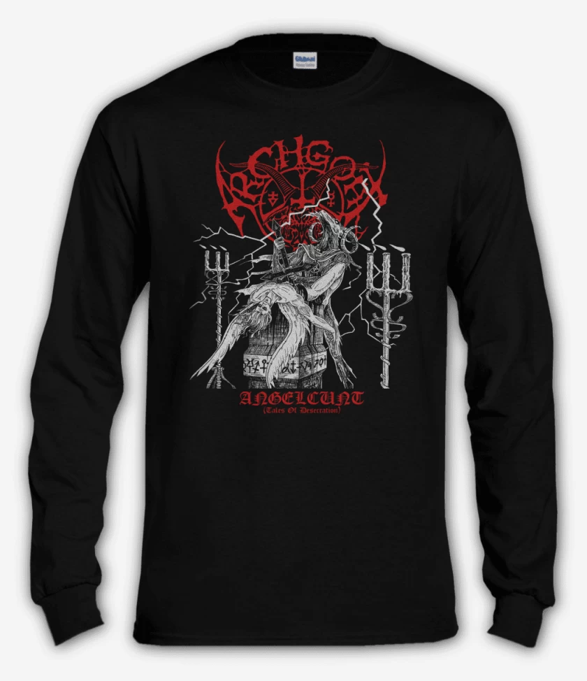 Polera manga larga Negro de Archgoat Angelcunt