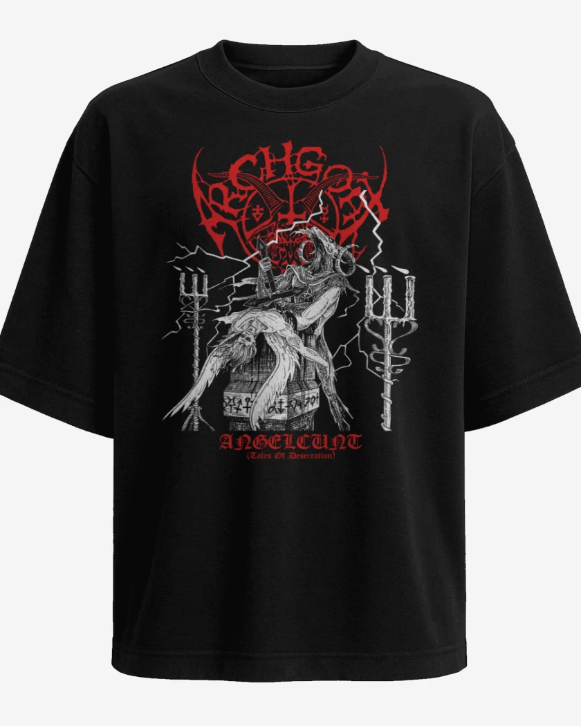 Polera Oversize Archgoat Angelcunt