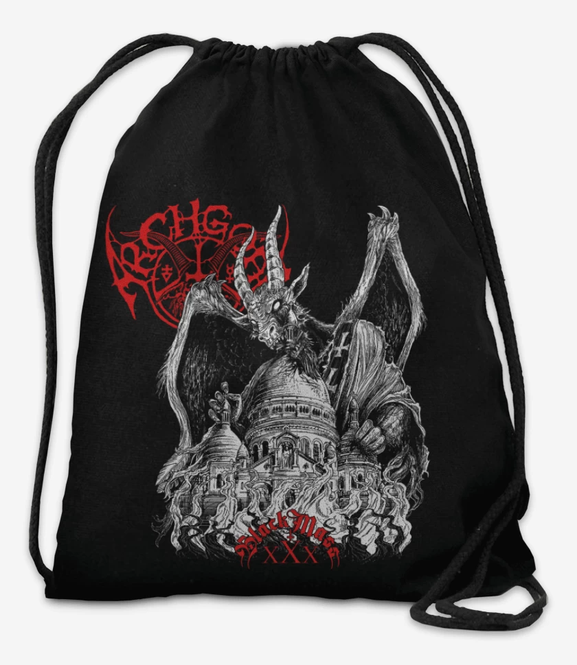 Mochila Negro de Archgoat Black Mass