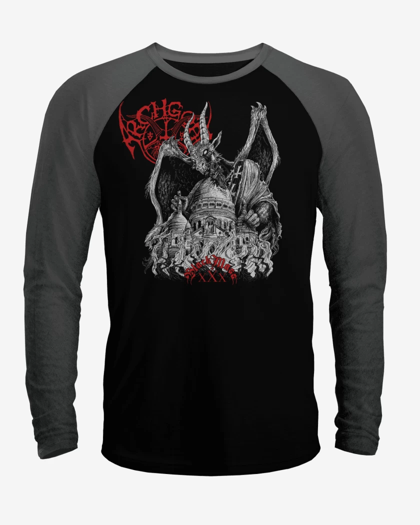 Polera Raglan Archgoat Black Mass