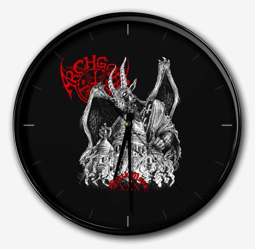 Reloj Negro de Archgoat Black Mass