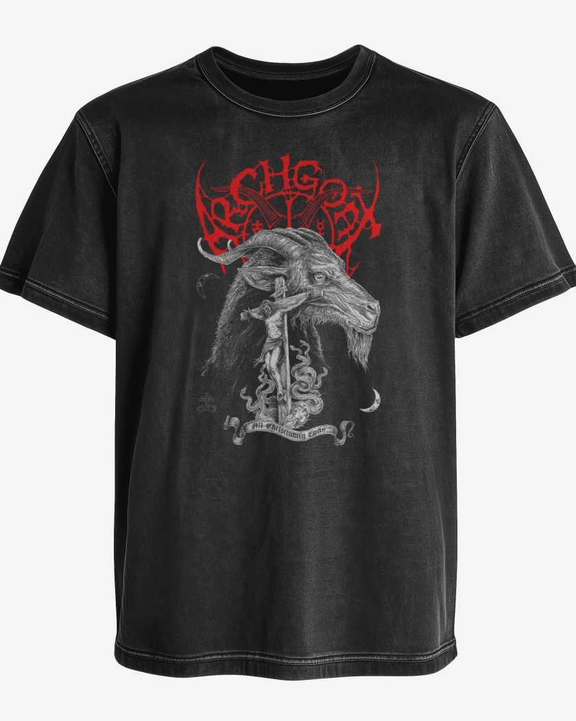 Polera desgastada Archgoat All Christianity Ends