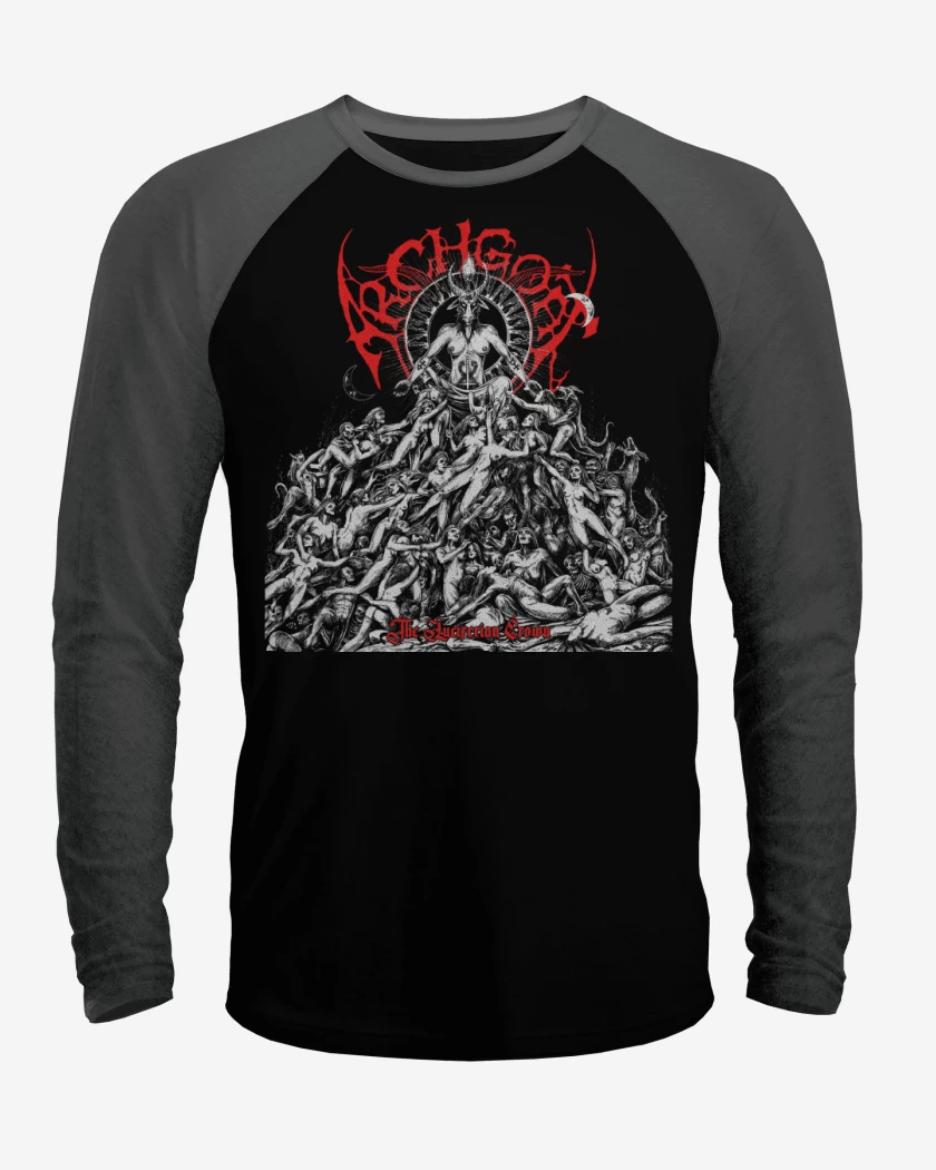 Polera Raglan Archgoat The Luciferian Crown