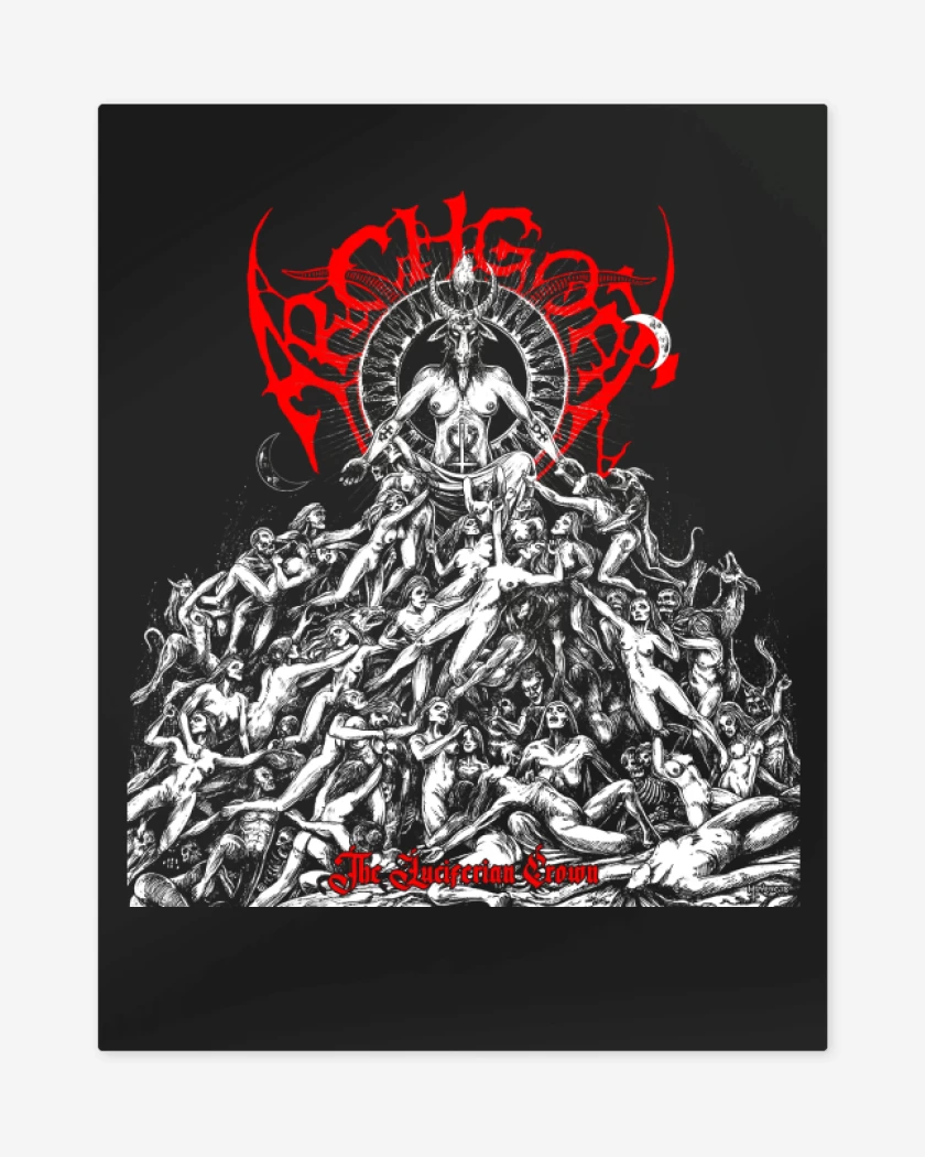 Print metalico Archgoat The Luciferian Crown