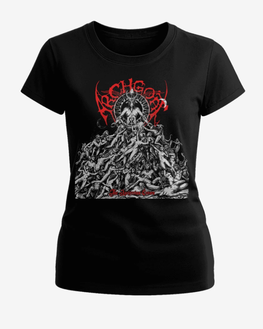 Polera de Mujer Negro de Archgoat The Luciferian Crown