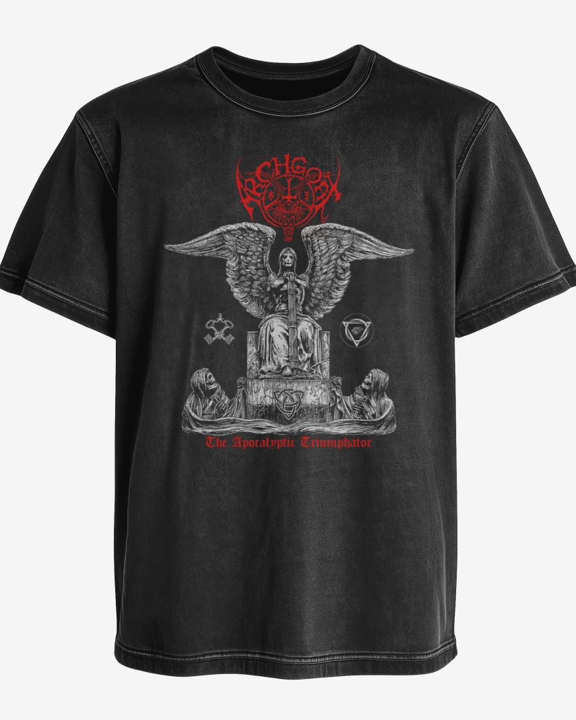 Polera desgastada Negro de Archgoat The Apocalyptic Triumphator