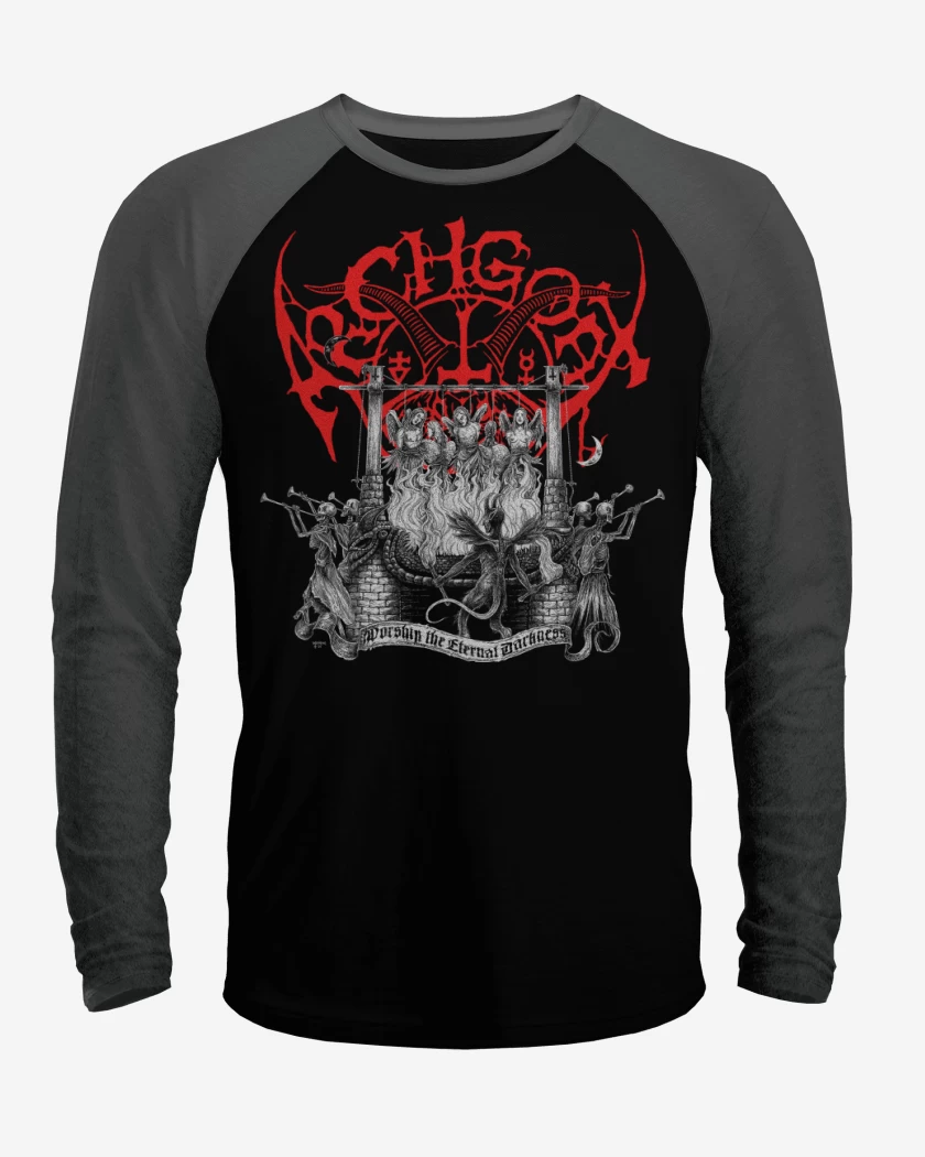 Polera Raglan Archgoat Worship The Eternal Darkness