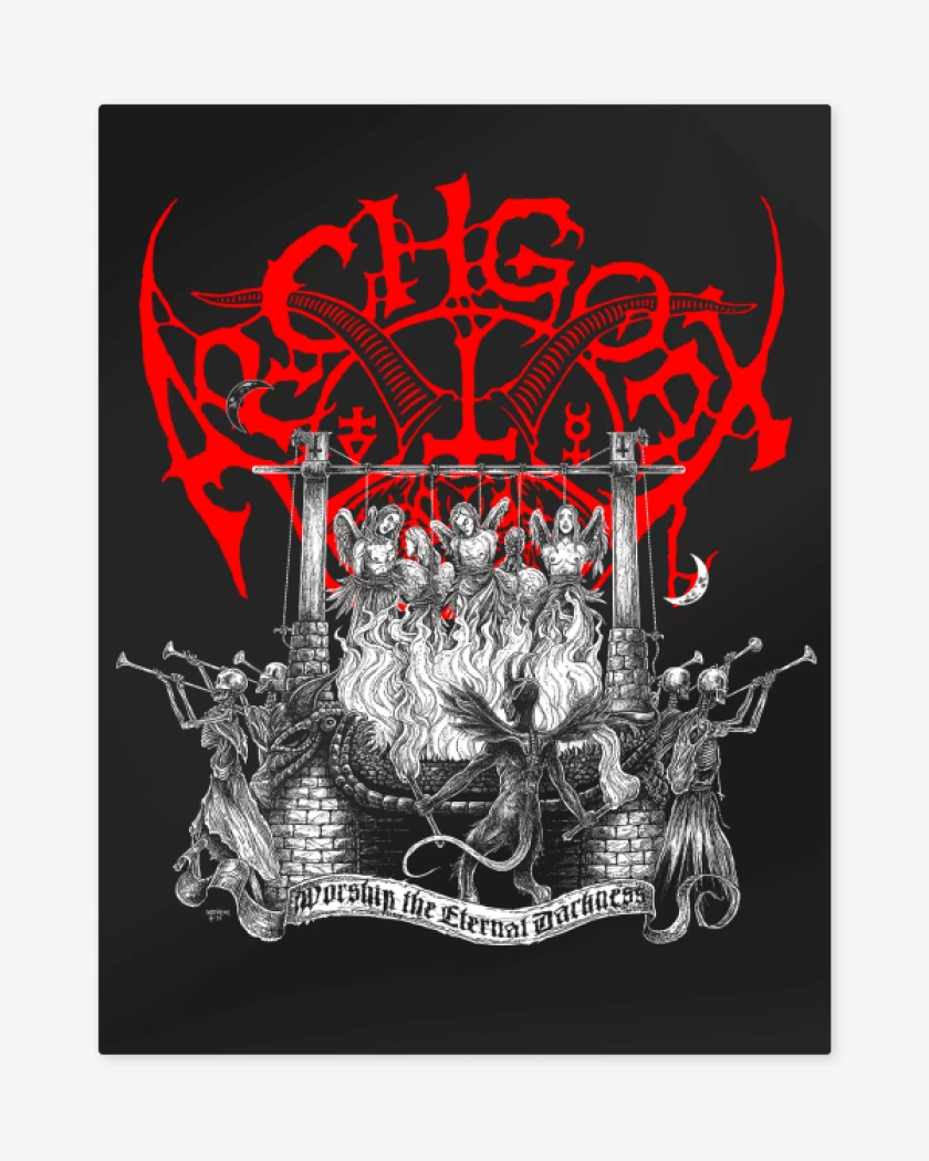 Print metalico Archgoat Worship The Eternal Darkness