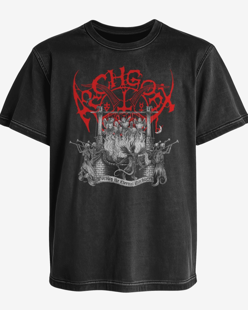 Polera desgastada Archgoat Worship The Eternal Darkness