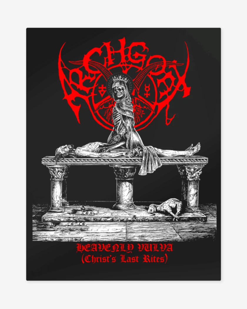 Print metalico Negro de Archgoat Heavenly I