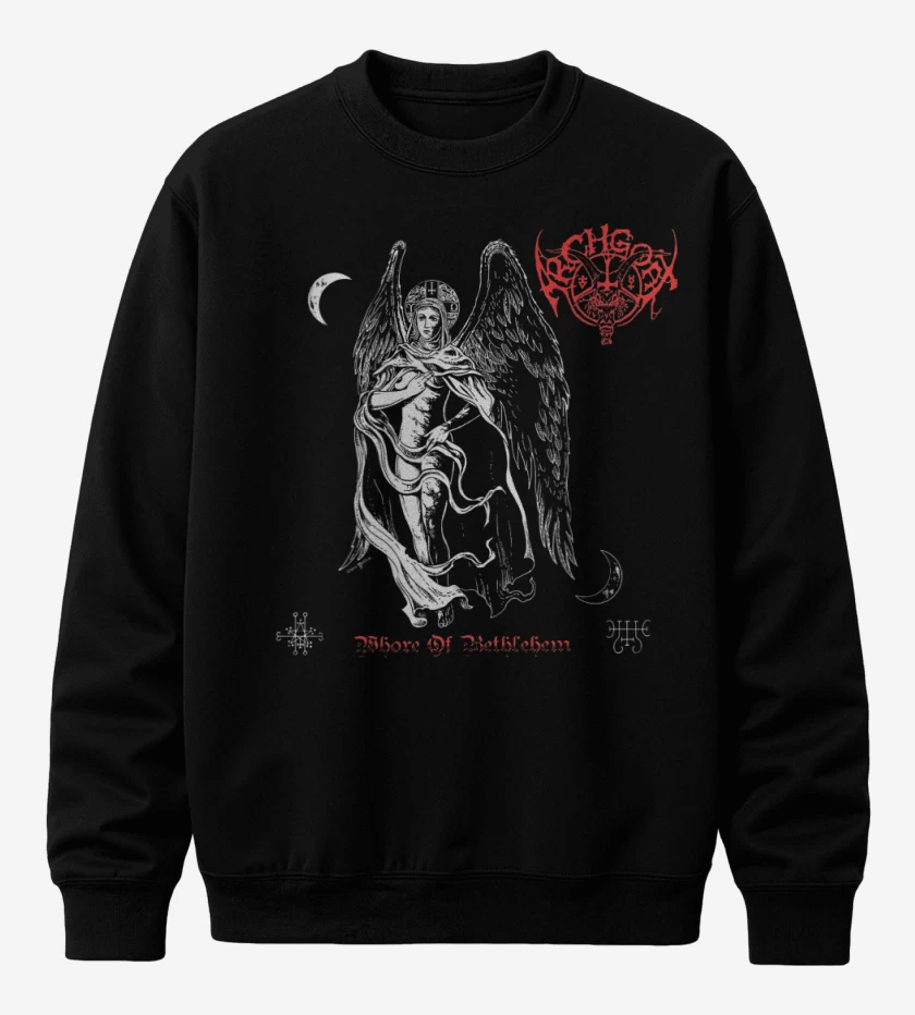 Poleron polo Negro de Archgoat Bethlehem