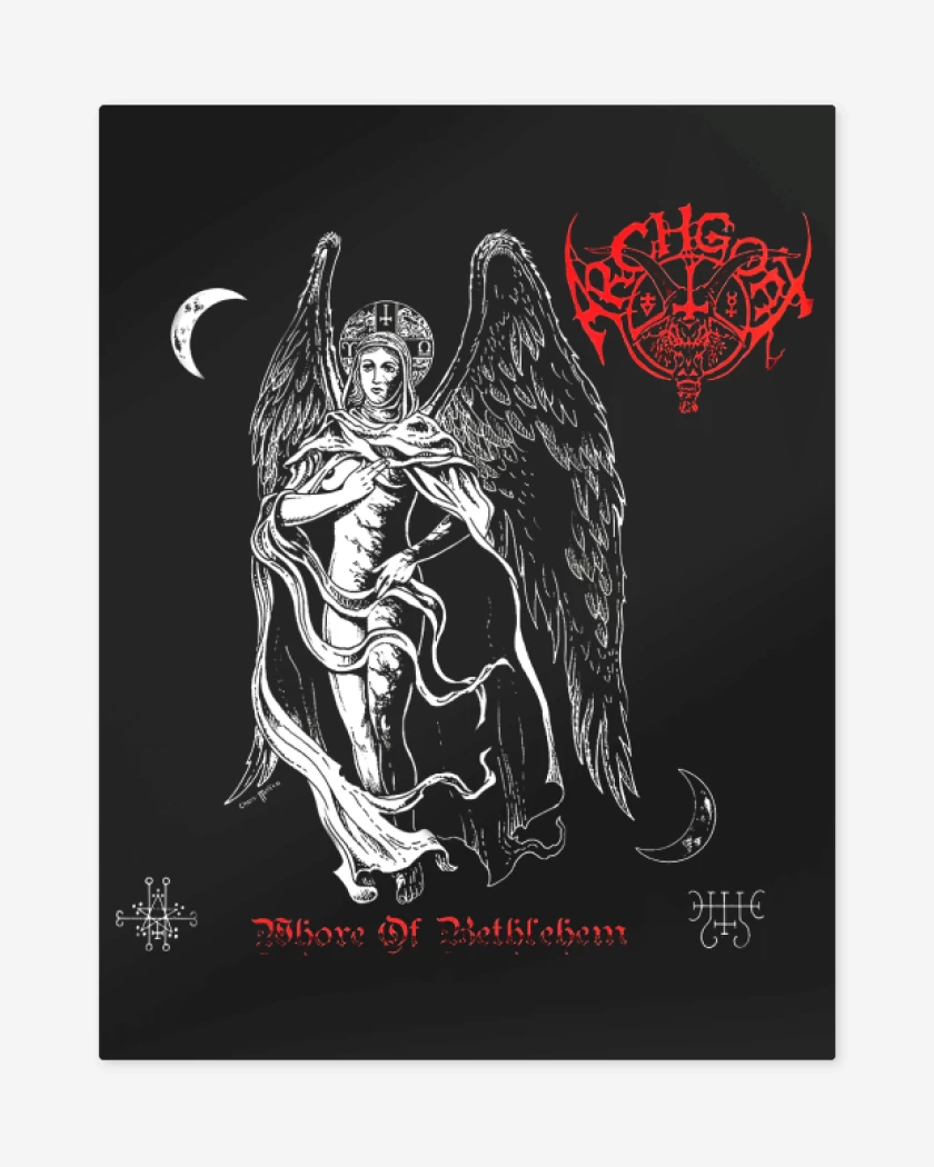 Print metalico Negro de Archgoat Bethlehem