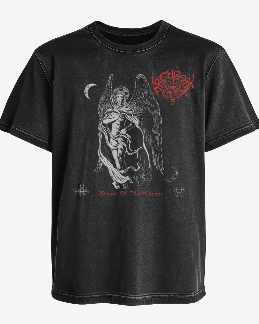 Polera desgastada Negro de Archgoat Bethlehem