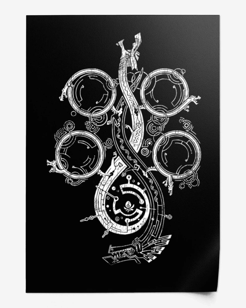Print Monster Hunter Wilds Logo B
