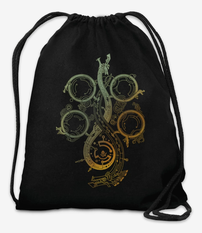 Mochila Negro de Monster Hunter Wilds Color
