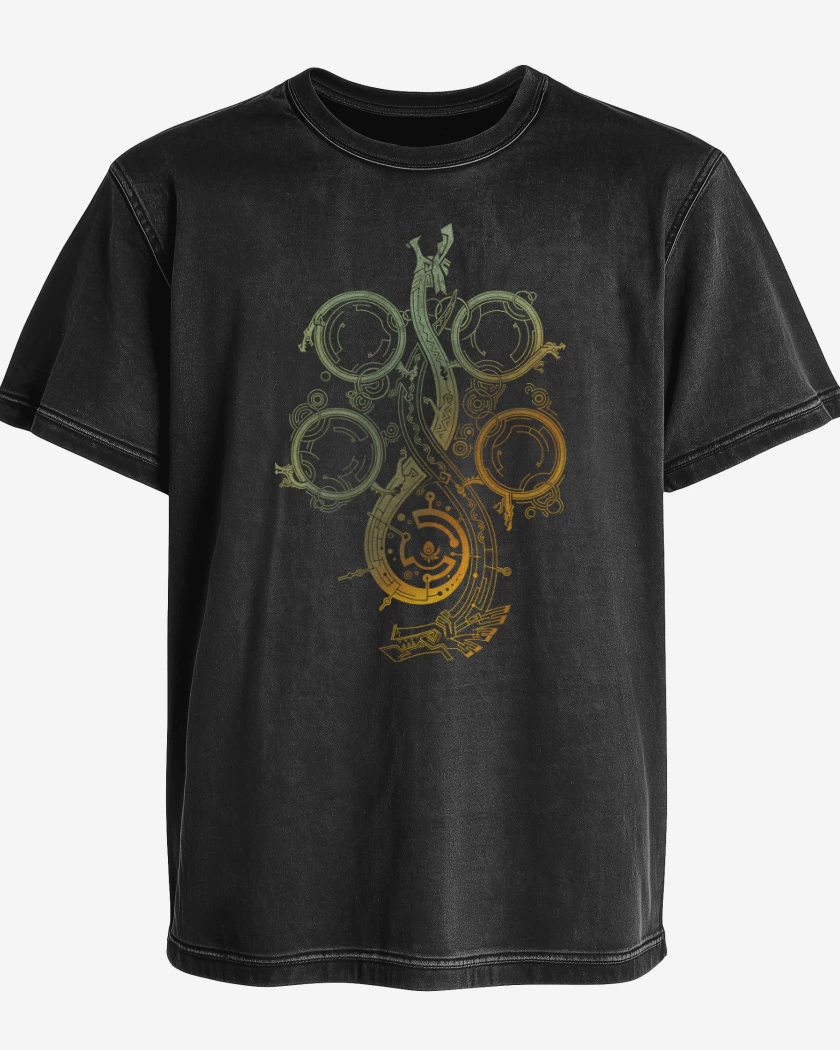 Polera desgastada Monster Hunter Wilds Color