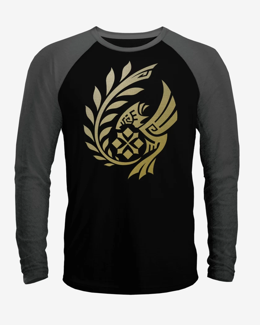 Polera Raglan Monster Hunter Wilds Emblema
