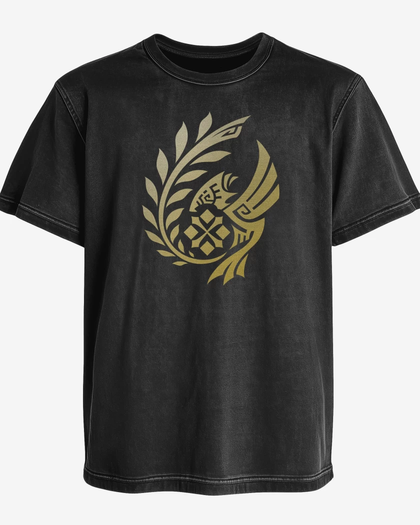 Polera desgastada Monster Hunter Wilds Emblema
