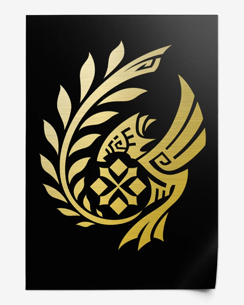 Print Monster Hunter Wilds Emblema