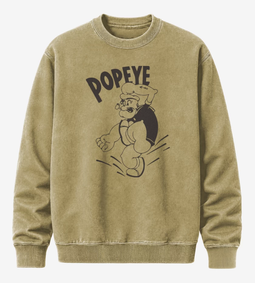 Poleron Polo Acid Wash Beige de Popeye