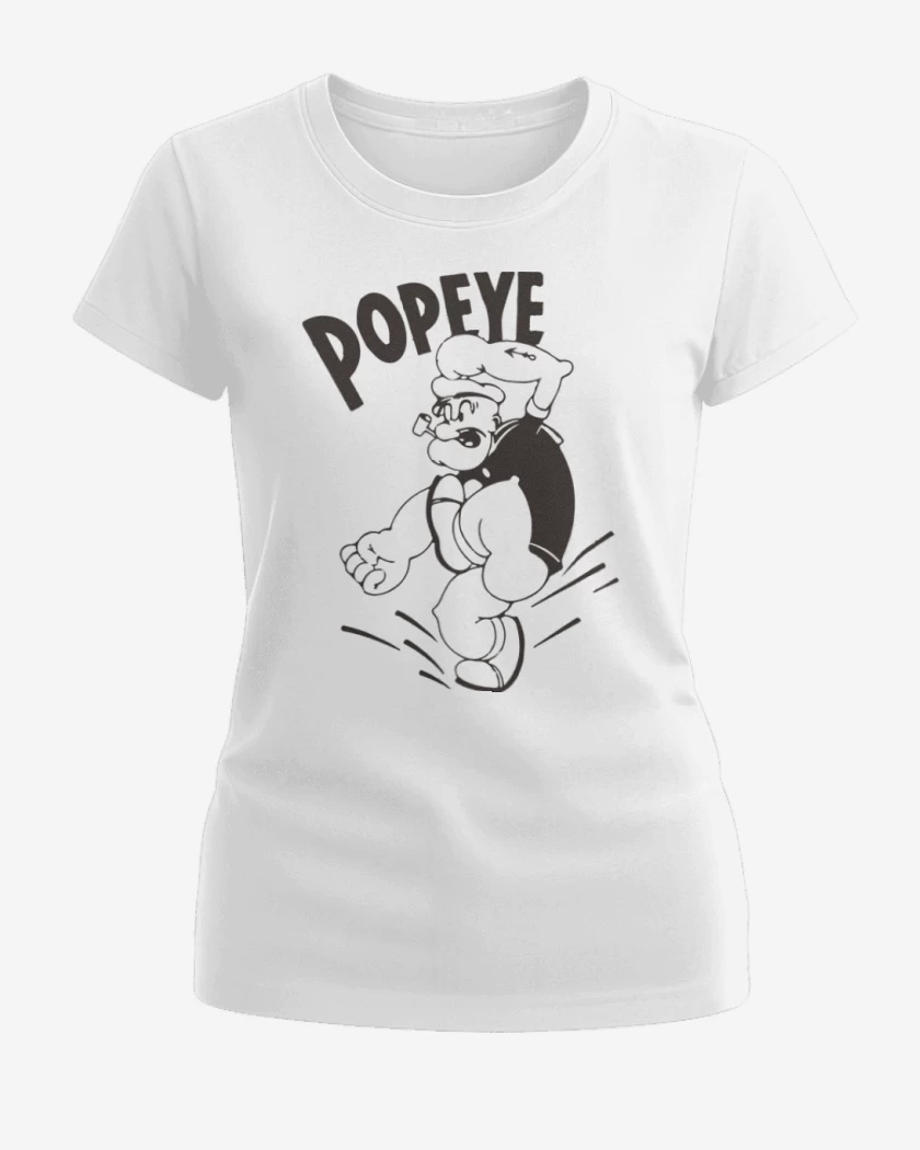 Polera de Mujer Blanco de Popeye