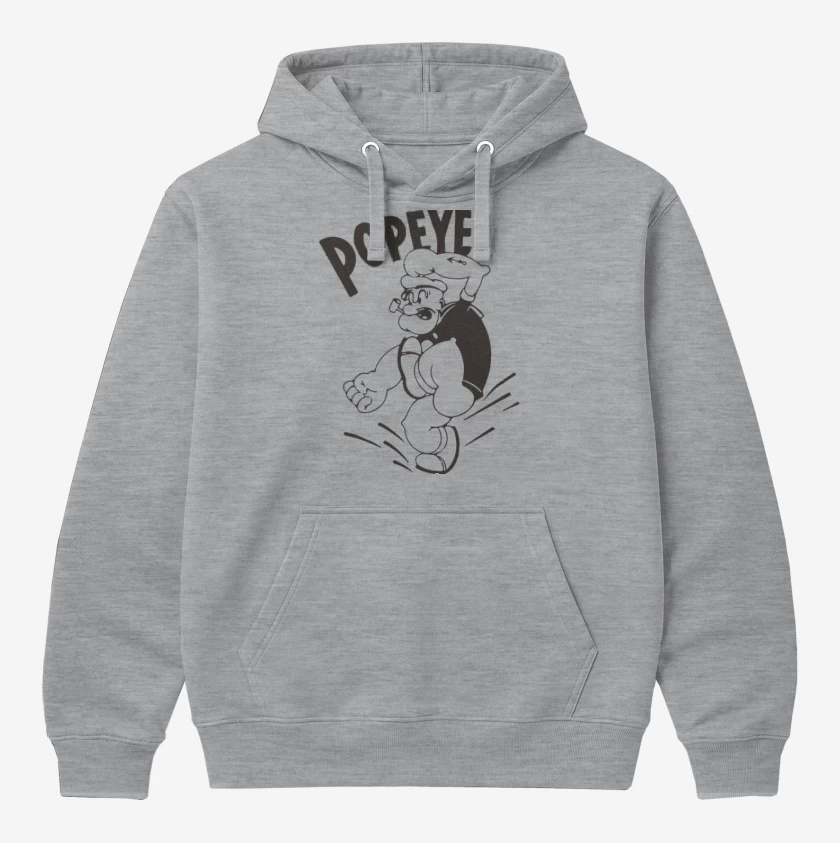 Polerón Canguro Gris Melange de Popeye