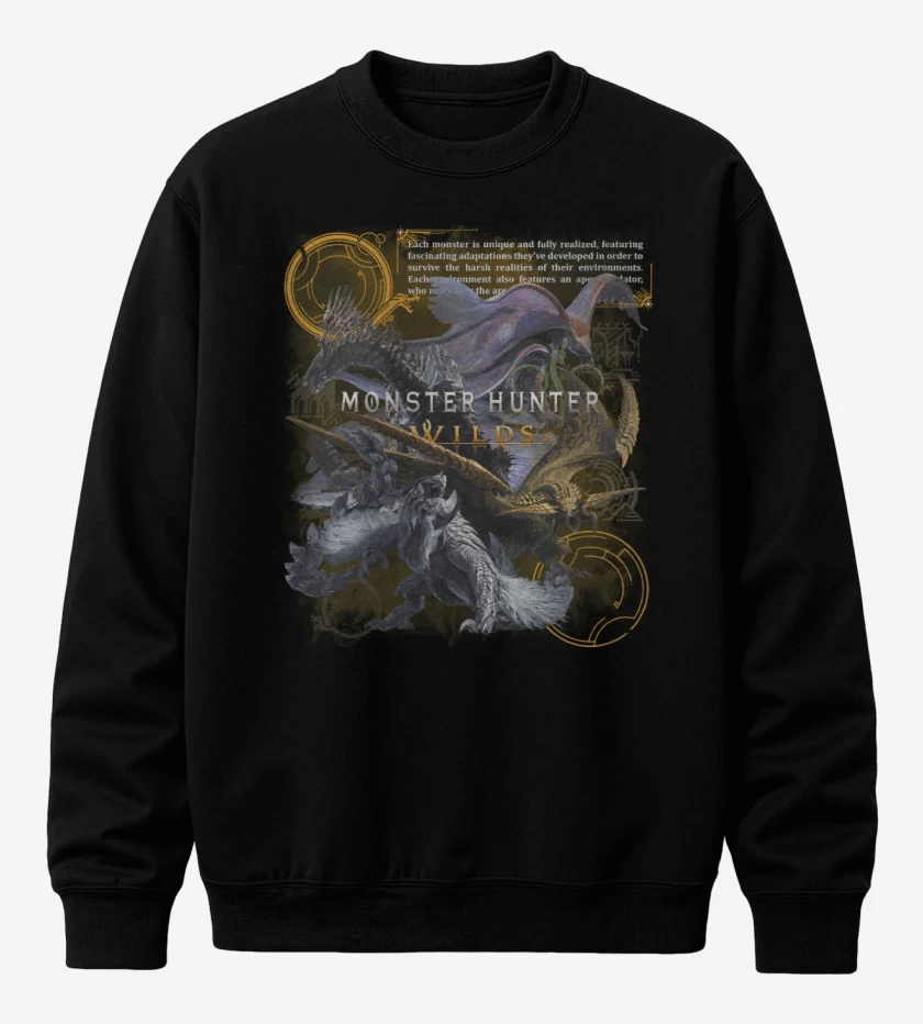 Poleron polo MH Wilds Monsters