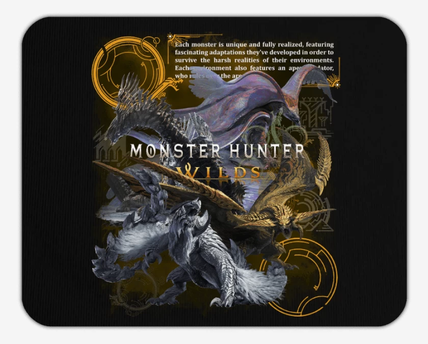 Mousepad MH Wilds Monsters