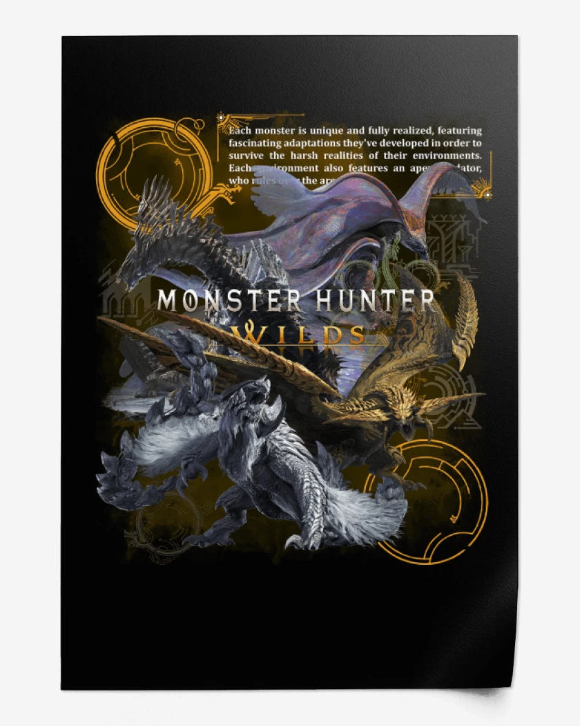 Print MH Wilds Monsters