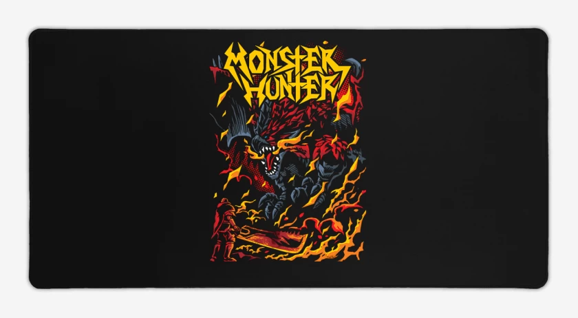Mouse pad Gamer Negro de Municipal Hunter