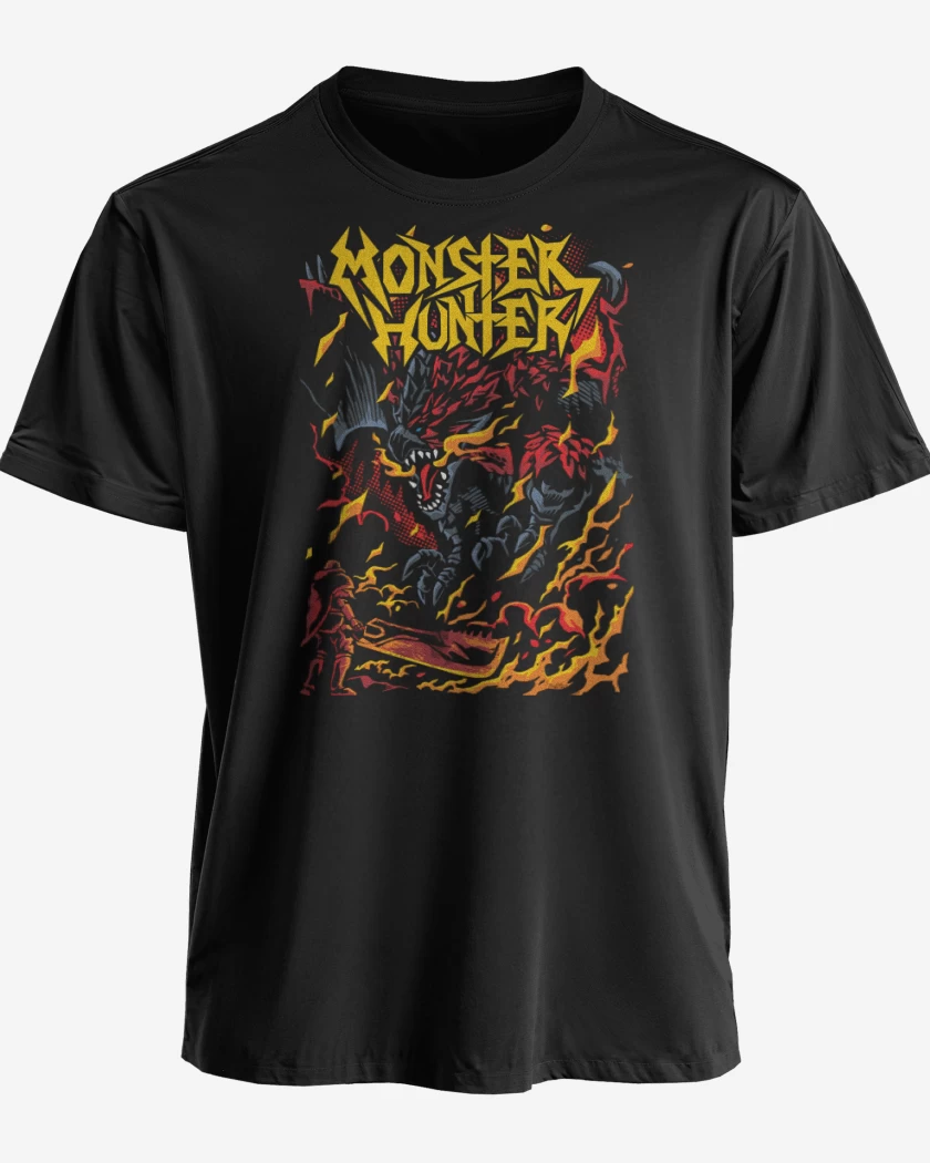 Polera premium Negro de Municipal Hunter