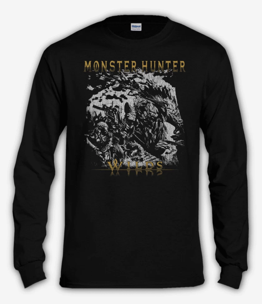 Polera manga larga Monster Hunter Wilds