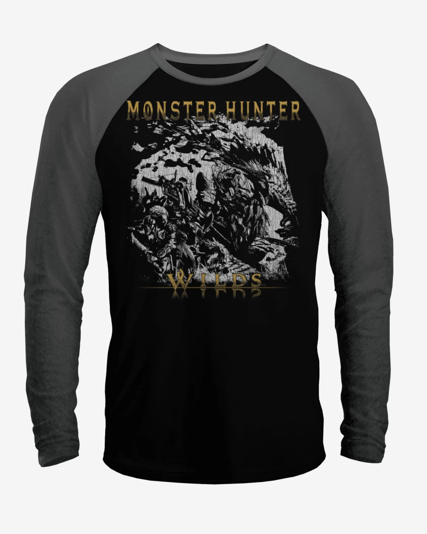 Polera Raglan Monster Hunter Wilds