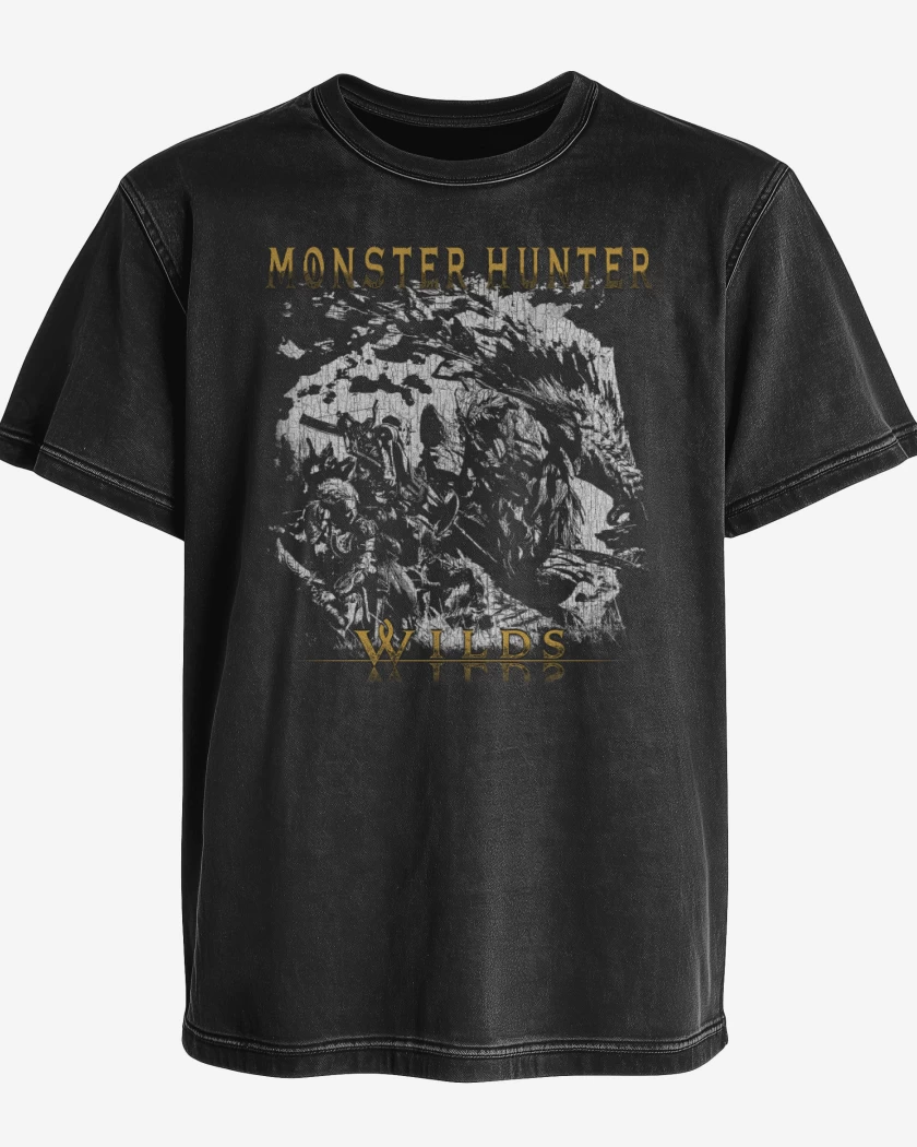 Polera desgastada Monster Hunter Wilds